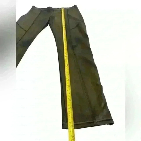 Zara Woman Brown Distressed Elastic Waist Leggings Size Large - Picture 5 of 9